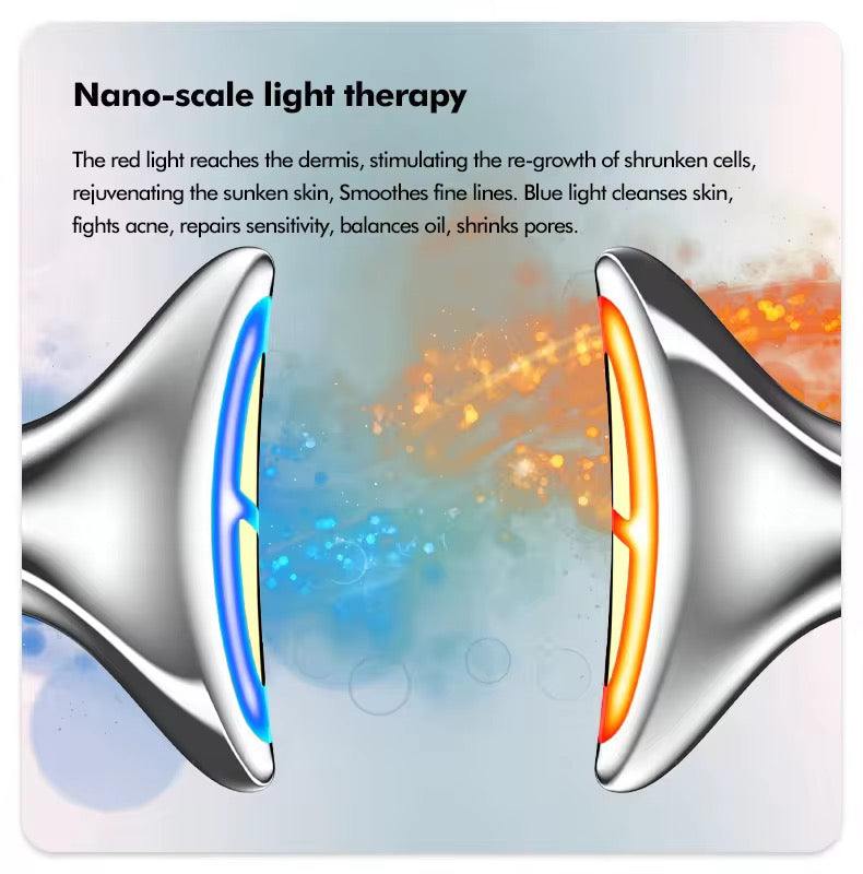 EMS RF Facial Device with Red Light Therapy